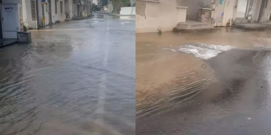 Πλημμύρισε ο παλιός Στρόβολος λόγω σπασμένου σωλήνα - Βίντεο από το σημείο